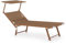Decor Space Lettino prendisole Jesolo in alluminio e texilene per piscina e giardino (2, Woody Taupe)