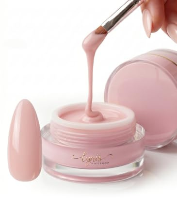 No File Aufbaugel für Gelnägel SILK BLUSH 15ml für Profis & Anfänger als UV Gel SELBSTGLÄTTEND OHNE FEILEN · für UV & LED geeignet · pinchbar, mittelviskos · Lynis-Nailshop.de