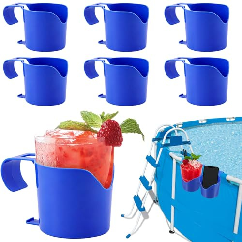 Spetsbst 6pcs Pool Getränkehalter Kunststoff Pool Getränkehalter Bierhalter