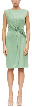 s.Oliver Jerseykleid in Wickel-Optik mit Knotendetail