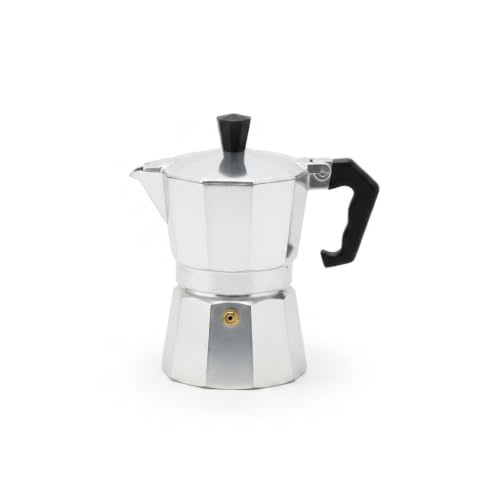 BRILY Caffettiera Classica 2 Tazze in Alluminio