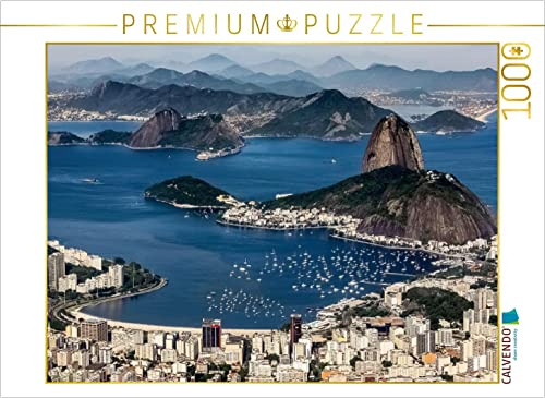 CALVENDO Puzzle Traumblick vom Corcovado Rio de Janeiro | 1000 Teile Lege-Größe 64 x 48 cm Foto-Puzzle für glückliche Stunden