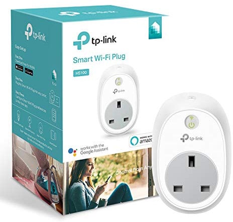 Kasa Smart Plug by TP-Link, WiFi Outlet, Works with Amazon Alexa (Echo and Echo Dot), Google Home and Samsung SmartThings, Wireless Smart Socket Remote Control Timer Switch, No Hub Required(HS100)