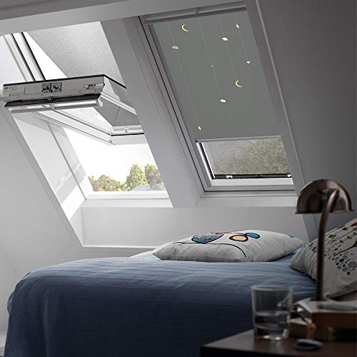 VELUX Original Verdunkelungsrollo Rollo für GGL, GHL, GTL, GPL/P06 und 406/GGU, GHU, GTU, GPU/P06/Stofffarbe Disney 4665/MOBILE/DKL P06 4665S