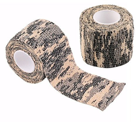 NAMVO Selbstklebendes Non-Woven Camouflage Wrap Gewehr Pistole Jagd Camo Stealth Tape 4.5M - ACU Tarnung