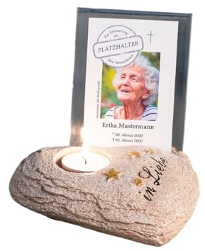 Grabdekoration Memoria Herz - Grabschmuck - Gedenkdekoration - Grabgestaltung - Friedhofsschmuck - Grabverzierung