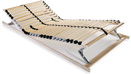 vidaXL Lattenrost mit 28 Lamellen 7 Zonen 70x200cm Lattenrahmen Bettrost