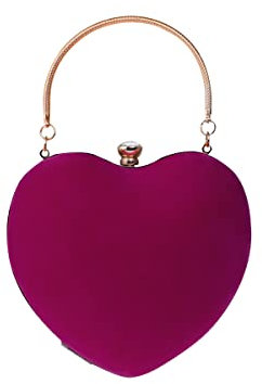 NICOLE&DORIS Women Evening Bag Exquisit Evening cluth luxious Hand Purse for Party for Wedding Chain Bag Rose