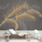 3d Tapete Fototapete Hintergrund-Tapeten 3D goldene geprägte moderne Feder benutzerdefinierte Wandbild Malerei Luxus Wohnzimmer Schlafzimmer TV Hintergrund Tapete Wandverkleidung-Über 350 * 245 cm