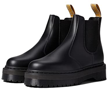 Dr. Martens Women's Vegan 2976 Quad Chelsea Boots, Black, 11 Medium US