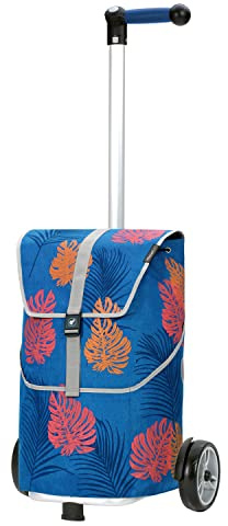ANDERSEN Einkaufstrolley - Shopper Lotta blau 46 L Einkaufswagen,funktional,langlebig, Aluminium, Griff ergonomisch, höhenverstellba...