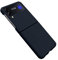 COQUE Custodia Samsung Galaxy Z Flip 4 Shell, Cover per Telefono Pieghevole in Fibra di Carbonio per Samsung Galaxy Z Flip 4 5G-Blu