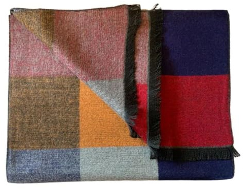 SWOLE PANDA Bamboo Scarf Multi Coloured Check