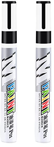 Reifenfarbe Marker Pens,MoreChioce Markierstift Reifen-Stift Autoreifenmarker Lackstift Reifenlackmarker Permanent Marker Wasserfester Lackmarker für Auto-Motorrad-Fahrradreifen,Schwarz
