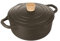 KASANOVA Casserole Antiadhésive Pot Art avec Couvercle Innovant – Plusieurs Couleurs, Compatible Induction, Idéale pour Ragoûts et Cuissons Longues (Noir, 24 Cm)