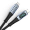 240W USB C Cable Display with Thunderbolt 3, USB c to USB c with Display 3.3ft, Support 8K@60Hz 40Gbps Transfer USB4 Cable Fast Charging for Samsung/Mac/iPad/Dell/Google Pixel/PS5