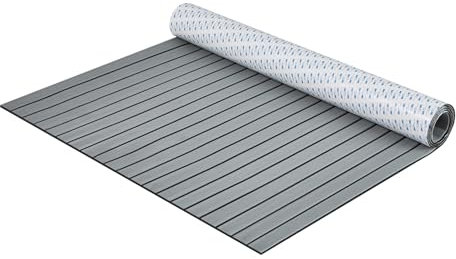 VEVOR Boat Flooring, EVA Foam Boat Decking 94.5 x 45.7, Non-Slip Self-Adhesive Flooring, 29.9 sq.ft Marine Carpet for Boats, Yacht, Pontoon, Kayak Decking