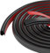 3 Meter D-Shape Rubber Door Sealing Strip, Door Draft Excluder for Door Frame, Self-Adhesive Rubber Door Insulation Strip, Window Weather Strip Replacement for 2.5-6mm Gap, Black