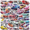 Yoimckay 50 Stück JDM Klassische Autos Aufkleber, Sportwagen Racing Cars Aufkleber,wasserdichte Vinyl Sticker, Cars Stickers für Skateboard,Wasserflasche, Computer, Auto Sticker für Erwachsene Kinder