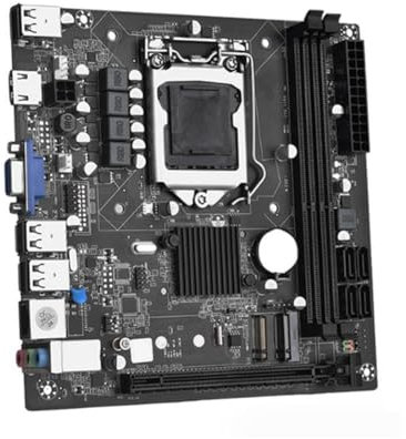 Runioney Scheda Madre Desktop ITX H61 + CPU I3-2120 LGA 1155 Supporto Fino A 16 GB DDR3 1600 MHz Slot RAM Scheda di Rete 100 M PCB 1 Set