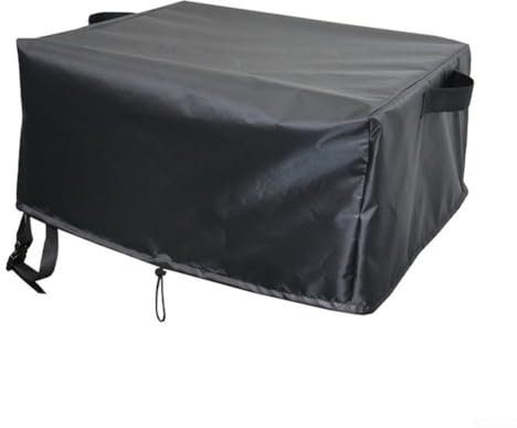 Entgoinggo Robuste Abdeckung für Pizzaofen, staubdicht, wasserdicht, 420D-Oxford-Stoff, für Cozze 90347 Gas-Pizzaofen, mit Kordelzug und Griff (62 x 62 x 28 cm)