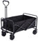 Transportwagen Outdoor-Wohnmobil, Stallaufbewahrung, Outdoor-Campinganhänger, Home-Shopping, Tragbarer Faltbarer Trolley, Angelwagen Tragbarer Wagen(Black)