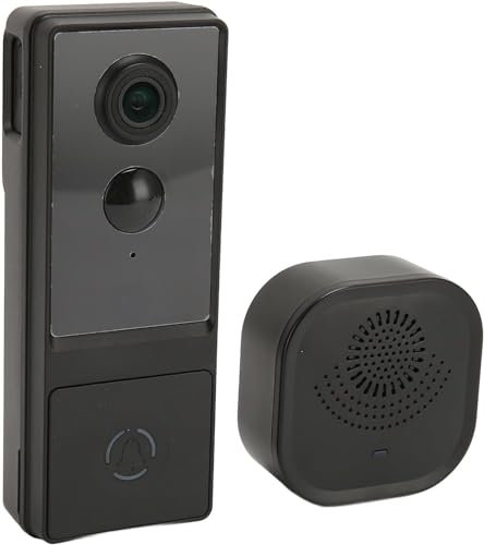 Sonnette sans Fil Ring Doorbell Caméra sans Fil avec Carillon, WiFi 5G avec Message Vocal, Audio bidirectionnel, Vision Nocturne, détection, Stockage en Nuage