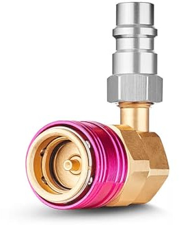 Cool5 Adattatore per condizionatori con refrigerante R134a, senza attacco LP (Low Port) per veicoli fino all'anno di costruzione 2016