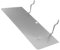 iplusmile Steckbrett Regal Lochbrettregal Steckbrett Zubehör Lagerregal Für Kleinigkeiten Küchen-pegboard-organizer Gartengeräteregal Bastelraumorganisator Werkbankzubehör Eisen Silver