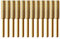 Nettoppo 12PCS Diamond Coated Cylindrical Burr 5.5mm Chainsaw Sharpener Set Kit Stone File Chain Saw Sharpening Carving Grinding Tools Kit