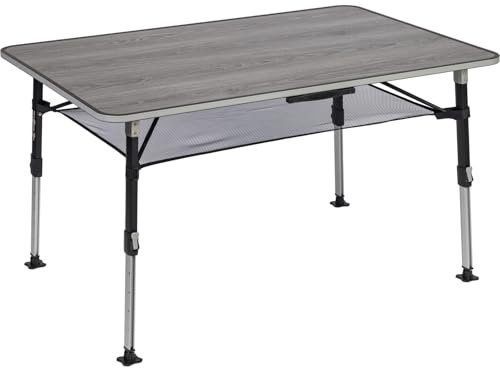 BRUNNER Campingtisch Klapptisch ELU NG 120 Koffer Tisch Höhenverstellbar Alu