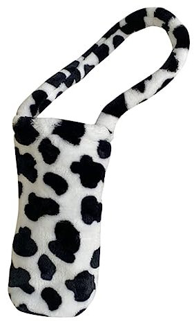 COLLBATH Trinkflasche Mit Kuhmuster Wasserflaschenhülle Aus Nylon Tragbarer Wasserflaschenträger Für Verschiedene Flaschen Kompakt Und Praktisch