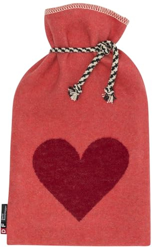 David Fussenegger Wärmflasche Silvretta 'Herz' 2L 21 x 38 cm Rot