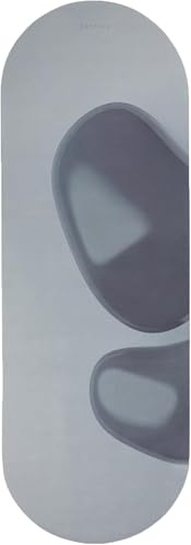 Capsula Premium-Yogamatte extra lang (200cm), 6mm dick, rutschfest – Veganes Wildleder-Imitat & Naturkautschuk, Gelenkunterstützung, Design-Yogamatte für Studio & Zuhause