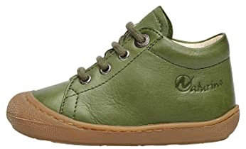 Naturino Cocoon-Zapatos de Piel para Primeros Pasos, Verde 24