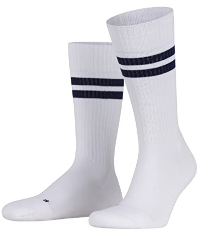 FALKE Unisex Dynamic Socks Breathable Cotton Light Cushioning With Plush Sole Retro Stripe Pattern Sporty Thick Ribbed Hard-Wearing Comfortable Ideal With Trainers 1 Pair