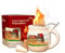 Feuerzangentasse 1er-Set, Weiß/Bremen - für Feuerzangenbowle