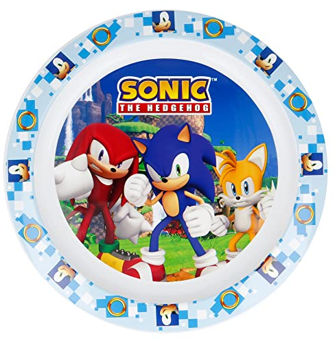 Plato infantil reutilizable de plástico apto para microondas de Sonic