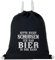 EXPRESS-STICKEREI Turnbeutel mit Spruch Sportbeutel Rucksack lustige Festival Beuteltasche