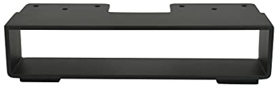 emoebelbeschlaege 4X Rechteckiges Möbelbein Möbelfüße Möbelfuß Sockelfuß Schrankfuß Sofafuß schwarz