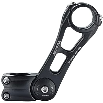 Bynccea Fahrrad Vorbau Lenker Riser Verlängerung 0-70 Grad 31.8mm Verstellbarer Vorbau MTB Vorbau Ahead Riser Verstellbarer für MTB,Mountainbike, Rennrad, BMX