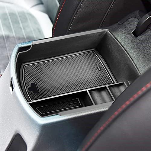 YEE PIN Kompatibel mit Hyunda*i i30 i30N 2017-2023 2024 Aufbewahrungsbox Mittelkonsole Organizer Tray für i30 Fastback 2022 Armlehne Organizer Zubehör I30 Interieur Zentrale Steuerung