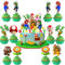 Dekorationen Kuchendekoration Cupcake Toppers Happy Birthday Tortendeko Deko Geburtstag Cupcake Toppers Set Kuchen Dekoration Junge Cake Topper für Kinder (K)