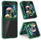 MATEPROX Cover Compatibile con Samsung Galaxy Z Flip 6 Transparente Custodia, Ultra Sottile Protezione Cover per Galaxy Z Flip6 5G 2024-Verde
