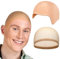 Glatze Perücke Glatzenkappe Bald Cap Kostüm Fake Glatzen Halbglatze Hut Kappe Cosplay Falschen Funny Glatzkopf Haarreif Hat Opa Perücken Rentner Latex Perückenkappen Perückenkappe Herren Männer Wig