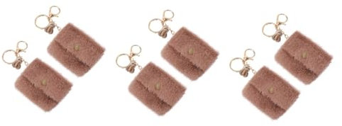 LIFKOME 6 STK Mini-Geldbörse Mini-Taschen-Schlüsselhalter Schlüsseltasche Schlüsselanhänger geldgeschenke Weihnachten kleingeldbörse Schlüsselringe Schlüsselhalter für Wechseltaschen