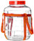 KADAX Ballon de fermentation en verre avec couvercle en plastique, ballon de fermentation, 10 l, ballon de fermentation, verre universel, bocal à concombre, bocal de rangement, récipient de