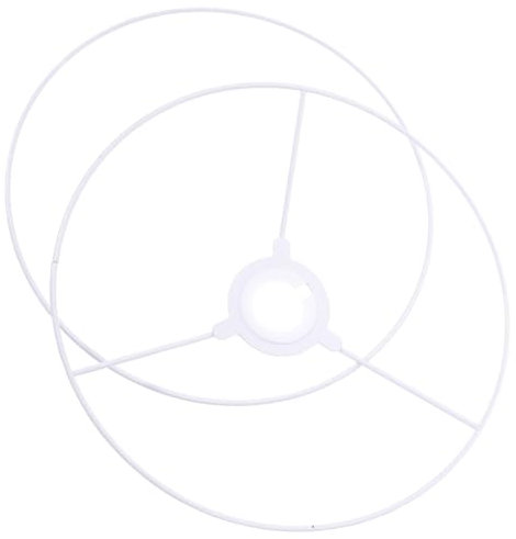Cabilock Metal Lampenschirm Rahmen 40CM Durchmesser Unterstützung Für Lampenschirme Runder Lampenschirm Ring Gestell Für Tischlampen Und Stehlampen Lampenzubehör