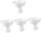 MAGICLULU 4 Pièces gobelet à dessert multi-usages coupes glacées tasse à mousse tasses du désert pot de glace pot glace bol de smoothie glacé tasse de pudding de restaurant céramique blanche