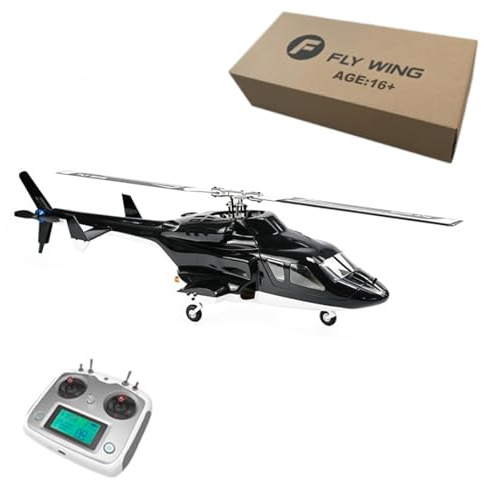 BAUBAUPLAY RC Helicopter, FW450L Airwolf 450 Class Remote Controlled Helicopter, 2.4G 6CH Military Helicopter Toy Gift for Adults (PNP RTF Version)